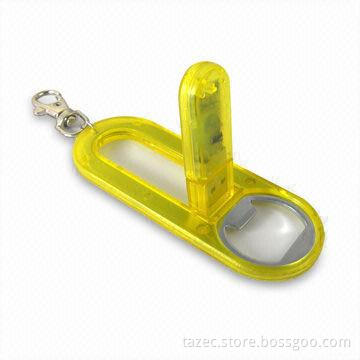 USB Flash Drive with 64MB to 8GB Capacities, Supports Writing Protection Switch